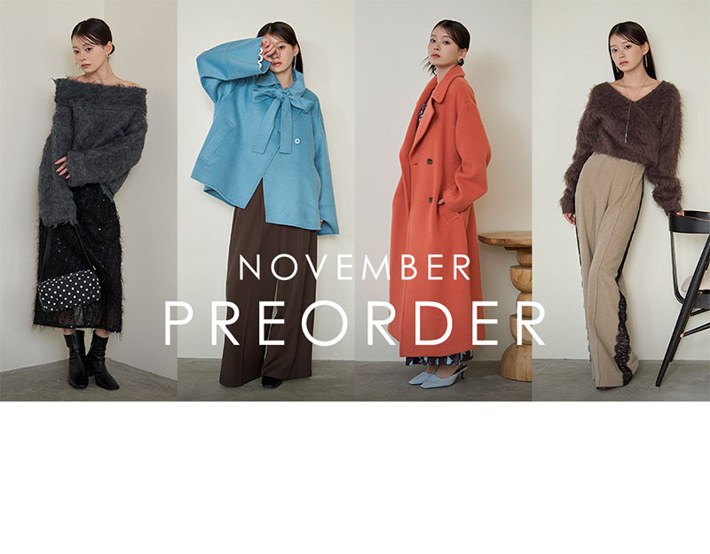 NOVEMBER PREORDER