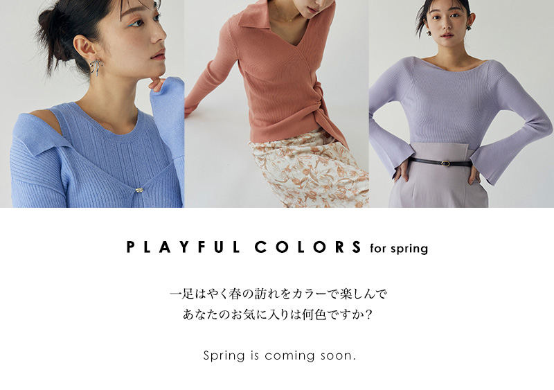 PLAYFUL COLORS for spring