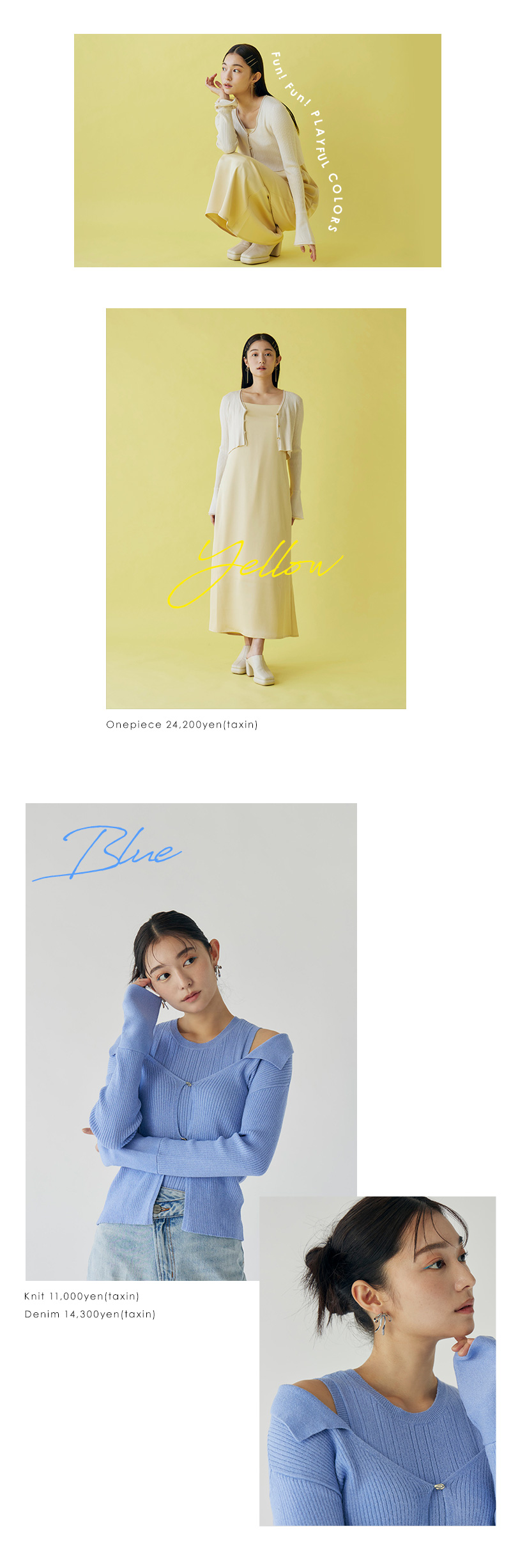 PLAYFUL COLORS for spring