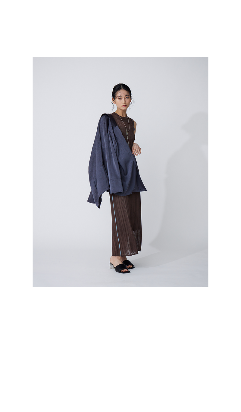 LINE KNIT ONEPIECE