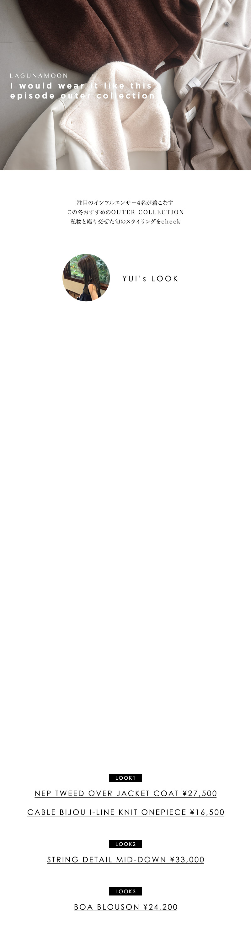 I would wear it like this episode outer collection