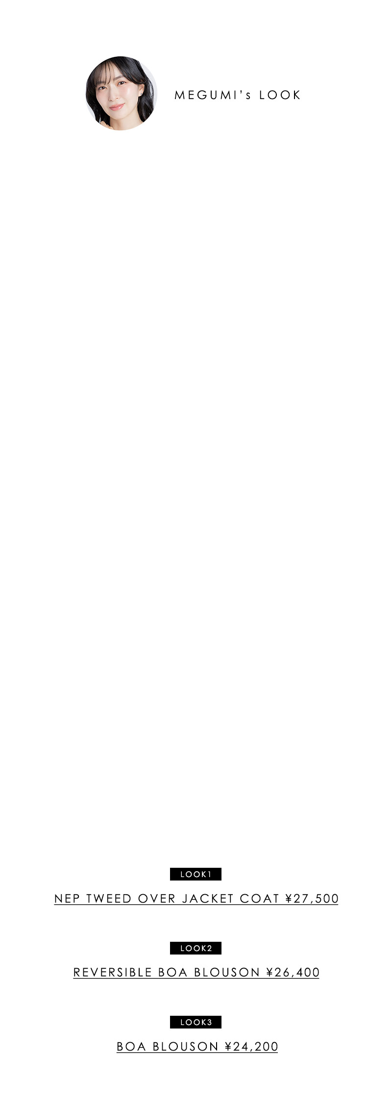 I would wear it like this episode outer collection