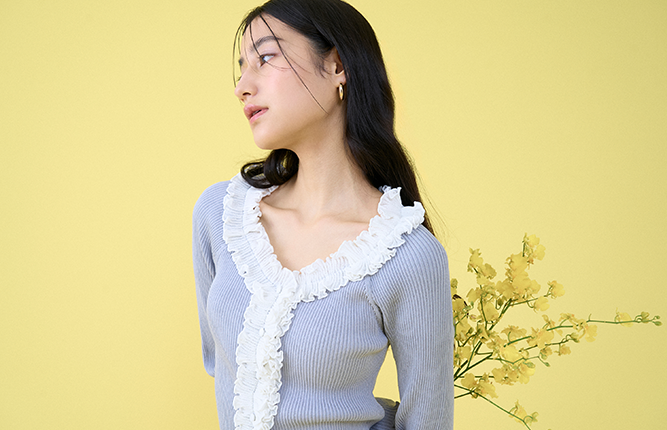 ’26 EARLY SPRING TOPS FOCUS ON DETAILS