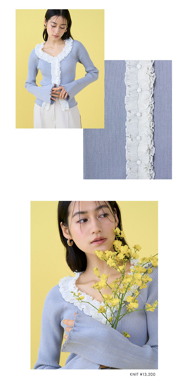 ’26 EARLY SPRING TOPS FOCUS ON DETAILS