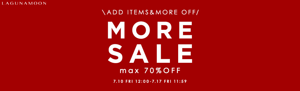 MORE SALE　MAX70%OFF